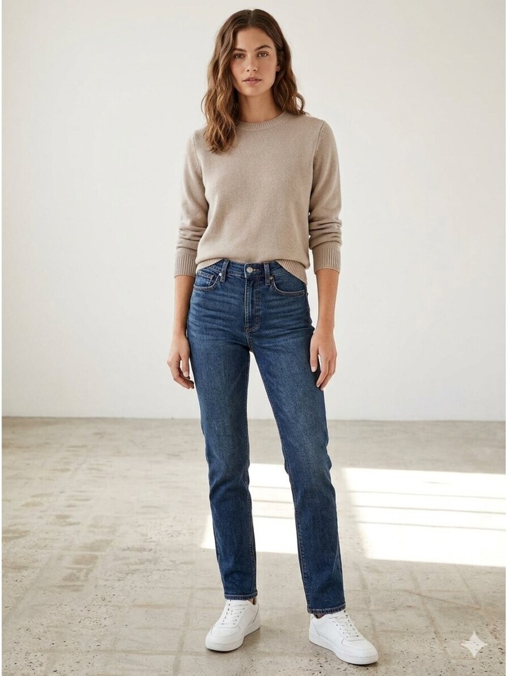 American Eagle Women's Size 00 Long Mom Straight Jeans Comfort Stretch Waistband